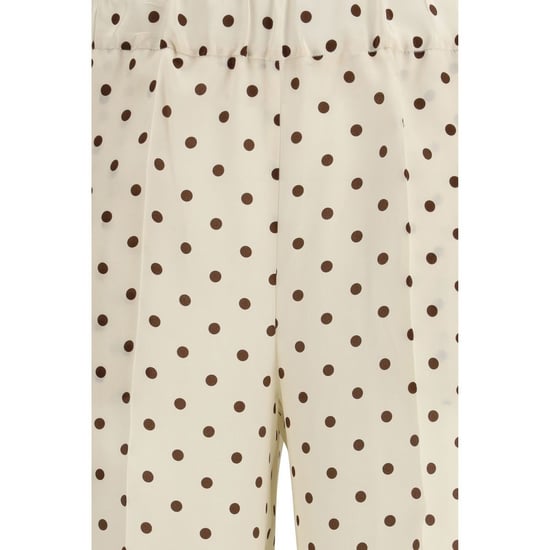 P.A.R.O.S.H. Beige Zijde Casual Broek - Image 3