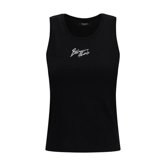 Balmain Zwarte Katoenen T-Shirt - Image 1