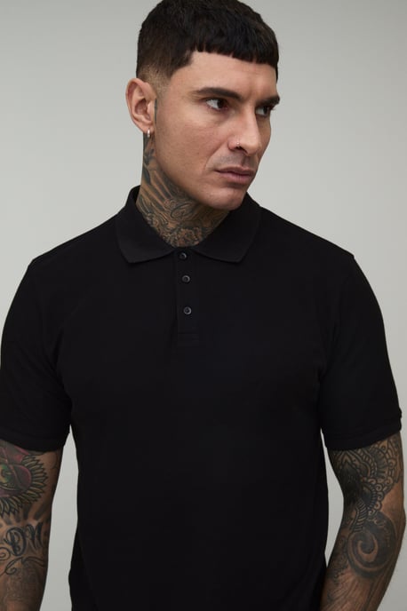 Tall Slim Fit Pique Polo - Image 3