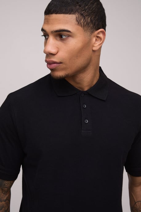 Slim Fit Pique Polo - Image 3