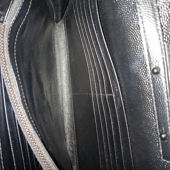 Saint Laurent Classic Cassandre Wallet on Chain in Black Calf Leather - Image 6