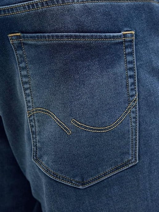 Jack & Jones Mens Denim Shorts Rolled Hem Regular Fit - Image 4