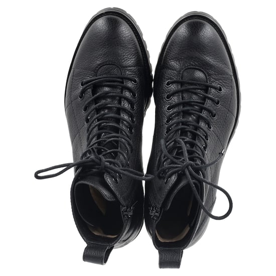 Jimmy Choo Cruz Lace-Up Ankle Boots in Black Leather - Image 3