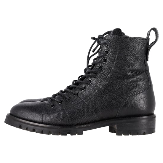 Jimmy Choo Cruz Lace-Up Ankle Boots in Black Leather - Image 4