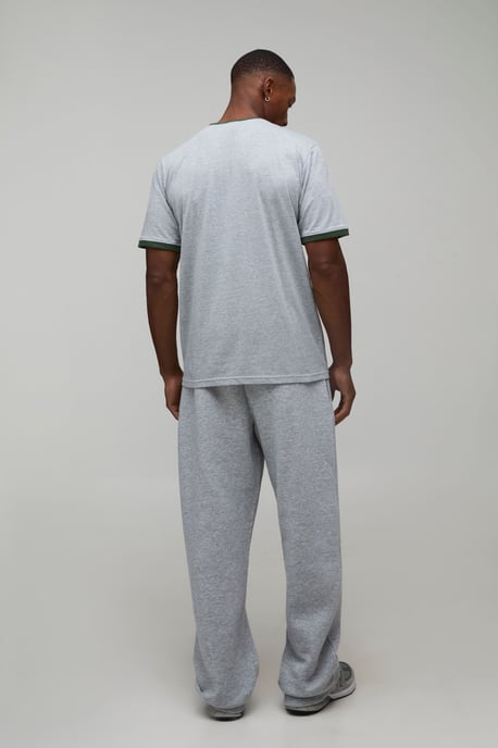 Regular Fit Ringer Crew Neck T-Shirt - Image 2