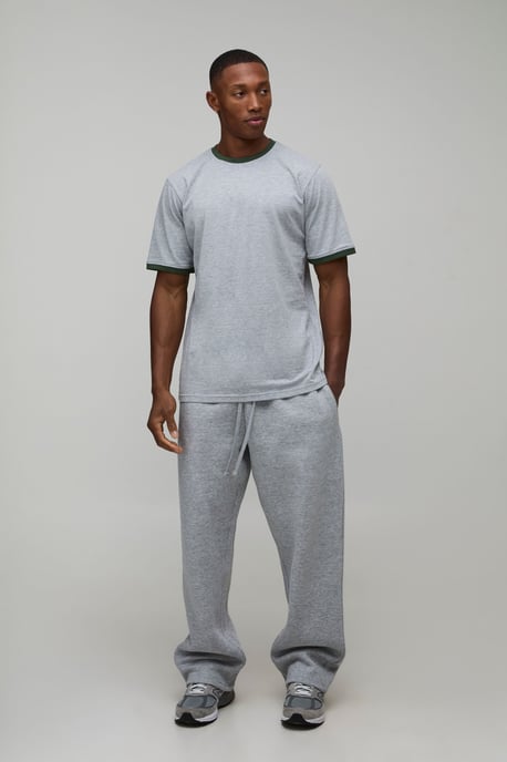 Regular Fit Ringer Crew Neck T-Shirt - Image 4