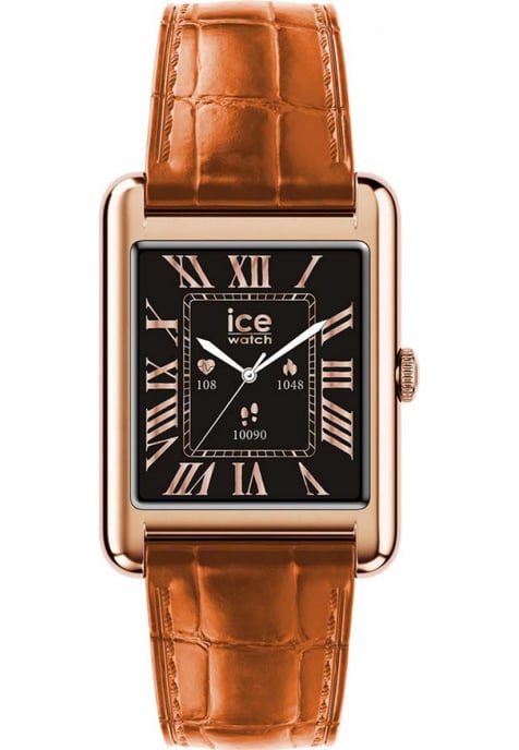 Ice Watch Ice Smart Tk 2.0 - Rose-gold - Cognac Croco Unisex Horloge Bruin 025383 - Image 1