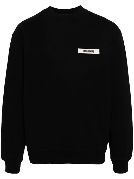 The Gros Grain Sweatshirt in Black - Image 2