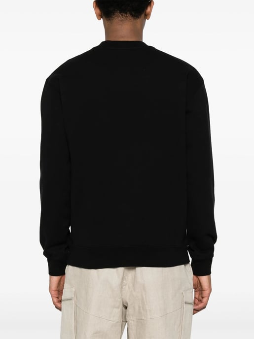 The Gros Grain Sweatshirt in Black - Image 4