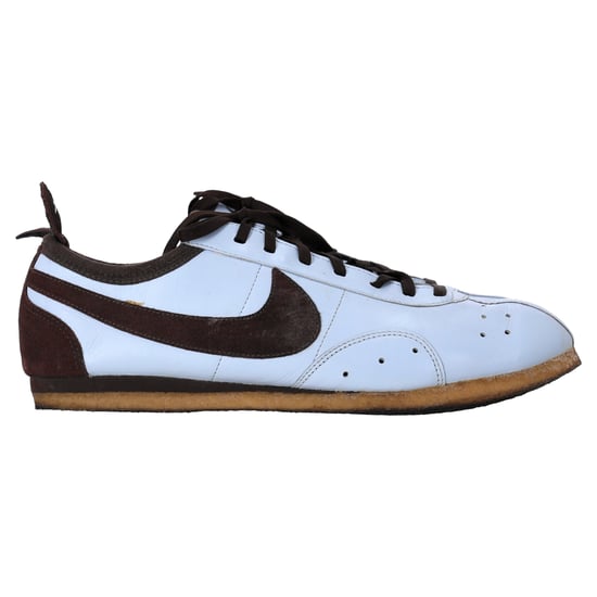 Nike Cortez Sneakers i vitt läder och mocka - Image 1