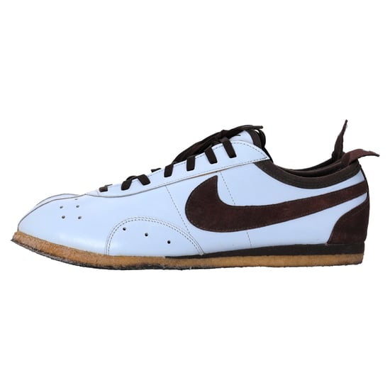 Nike Cortez Sneakers i vitt läder och mocka - Image 2