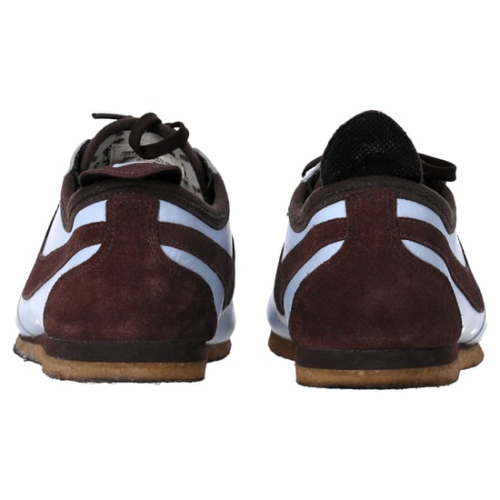 Nike Cortez Sneakers i vitt läder och mocka - Image 4
