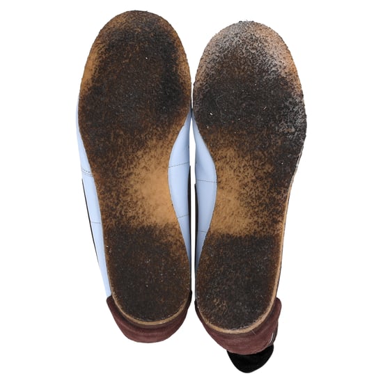Nike Cortez Sneakers i vitt läder och mocka - Image 6