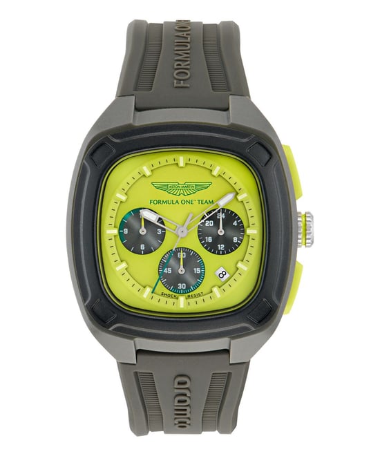 Aston Martin Am Formula 1 Ovr W Men's Grey Watch MTFO1F504 - Image 1