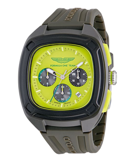 Aston Martin Am Formula 1 Ovr W Men's Grey Watch MTFO1F504 - Image 3