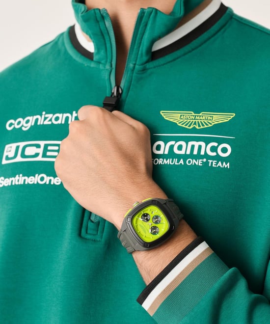 Aston Martin Am Formula 1 Ovr W Men's Grey Watch MTFO1F504 - Image 4