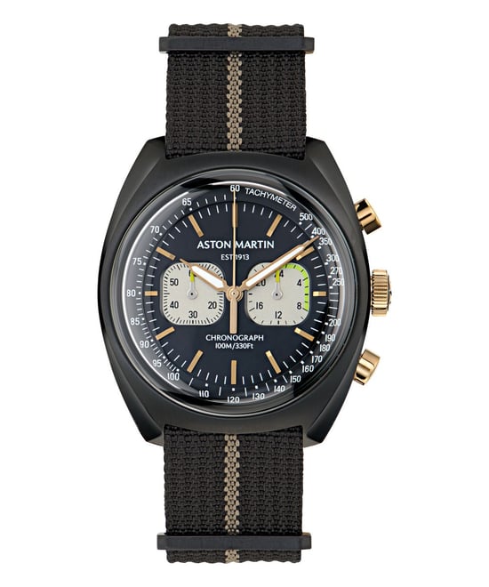 Aston Martin Aml Timeless Ts2 Heren Zwarte Horloge MTTS2F504 - Image 1