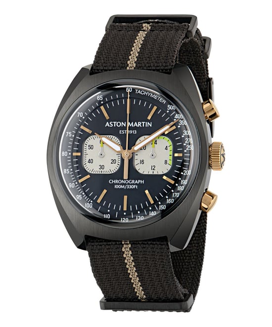 Aston Martin Aml Timeless Ts2 Heren Zwarte Horloge MTTS2F504 - Image 3