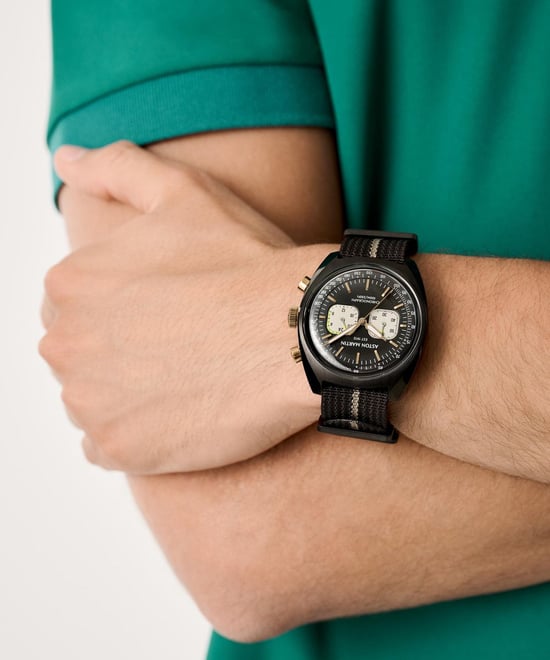 Aston Martin Aml Timeless Ts2 Heren Zwarte Horloge MTTS2F504 - Image 4