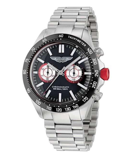 Aston Martin Aml Icon Spt Heren Zilveren Horloge MTIS1F501 - Image 2