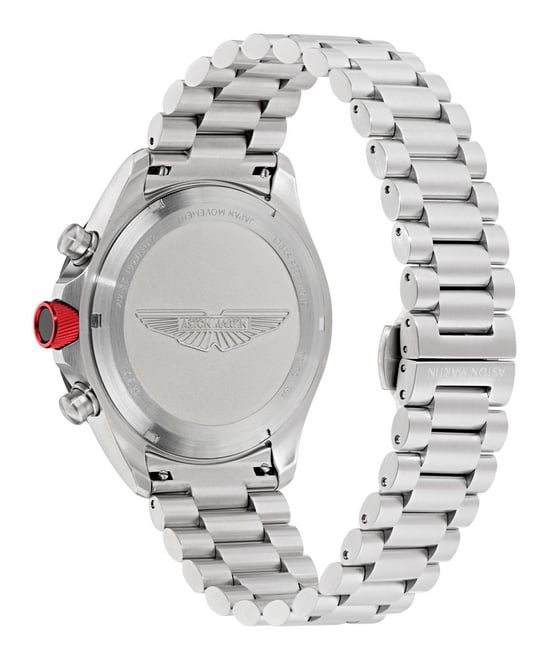 Aston Martin Aml Icon Spt Heren Zilveren Horloge MTIS1F501 - Image 3