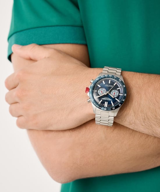 Aston Martin Aml Icon Spt Heren Zilveren Horloge MTIS1F501 - Image 6