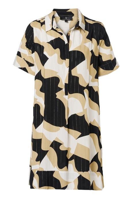 Joella Print Tuniek Zwart / Camel - Image 2
