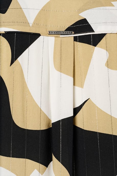 Joella Print Tuniek Zwart / Camel - Image 5