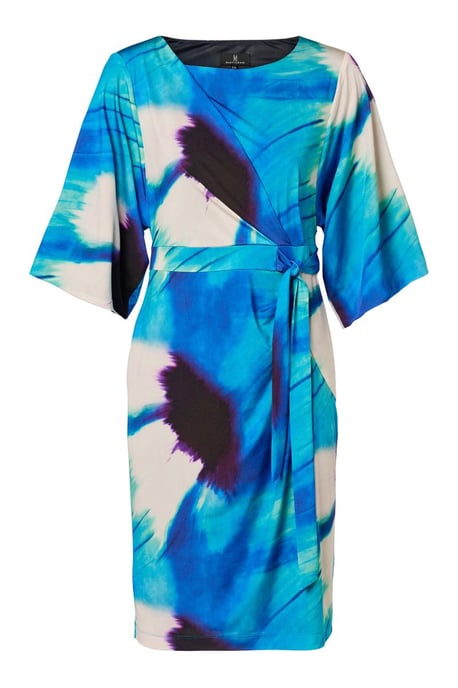 Milan Print Jurk Blauw / Multi - Image 2