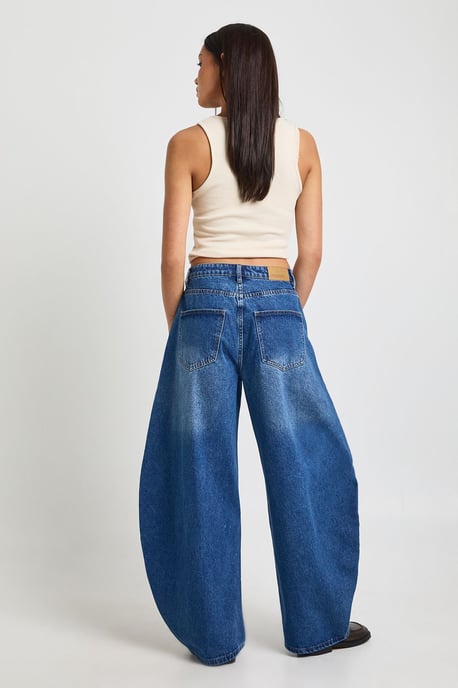 High Waist Relaxed Horseshoe Jean - Image 2