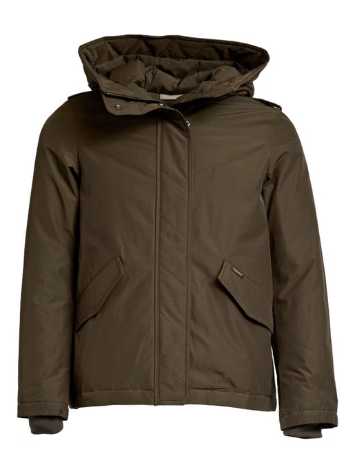 Gestikte Hooded Jas - Image 1