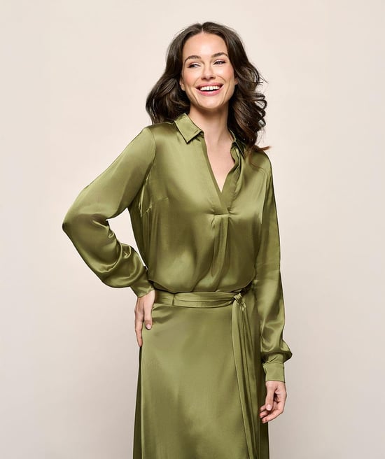 Ezra Blouse Olijfgroen - Image 6