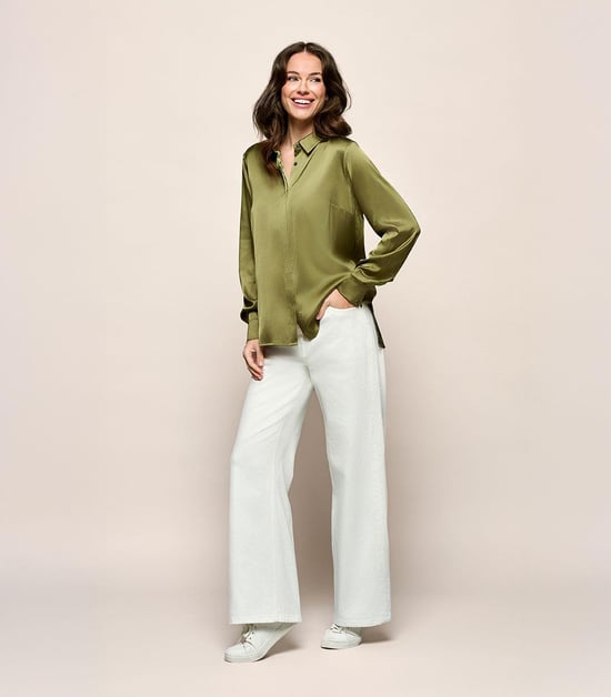 Bellize Blouse Olijfgroen - Image 6