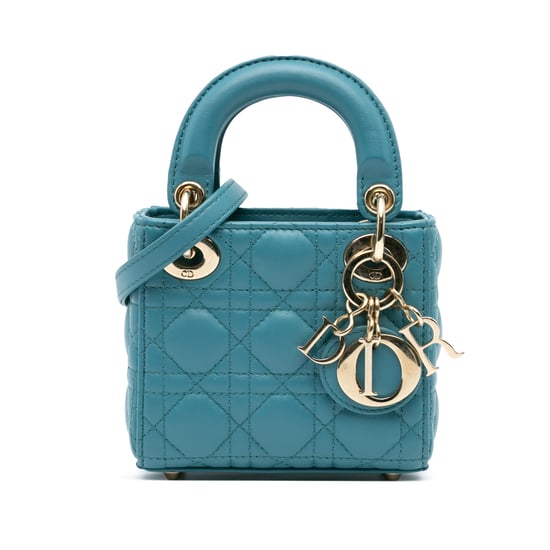 Lady Dior Mini Tas Lamsleer - Image 1