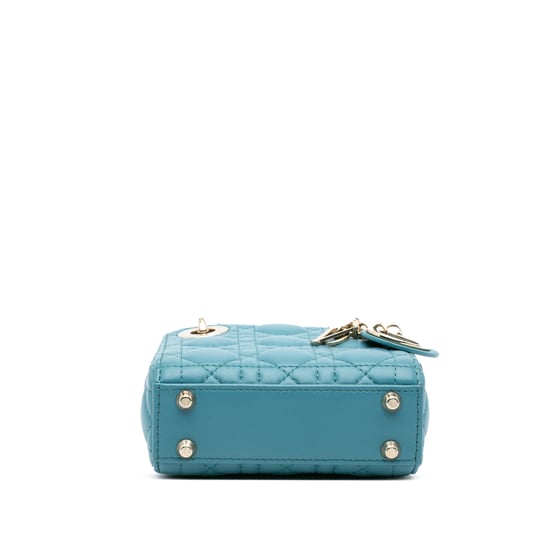 Lady Dior Mini Tas Lamsleer - Image 3