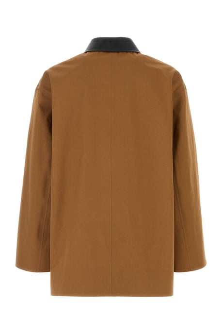Karamel Katoenen Trenchcoat - Image 1