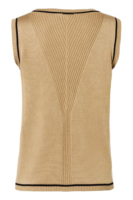 Athena Lurex Top Zand - Image 3