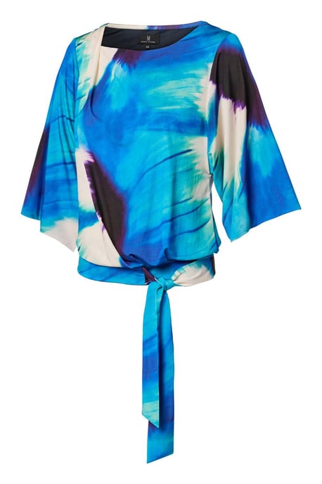 Miley Print Top Blauw / Multi - Image 3