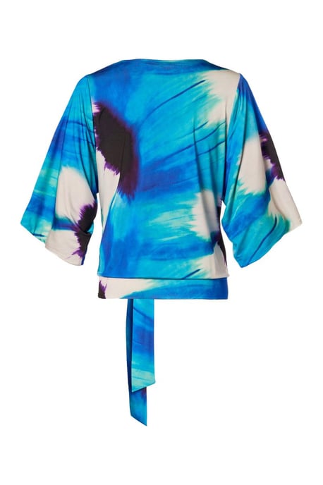 Miley Print Top Blauw / Multi - Image 4