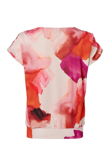 Blandy Print Top Zand / Roze - Image 4