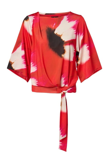 Miley Print Top Rood / Multi - Image 2