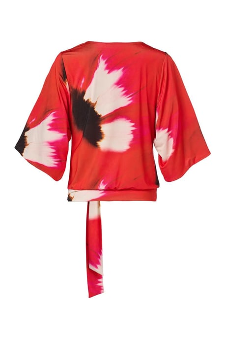Miley Print Top Rood / Multi - Image 4