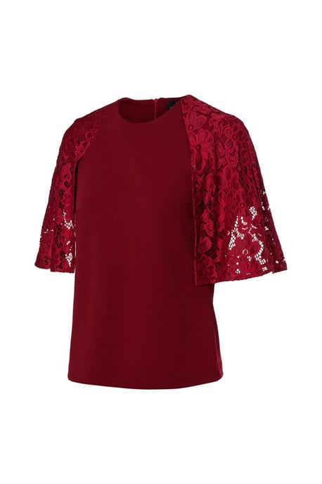 Katherina Top Bordeaux - Image 4