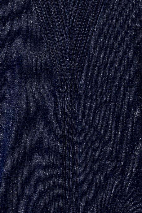 Audrey Lurex Top Navy - Image 6