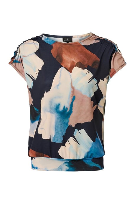 Blandy Print Top Navy / Multi - Image 2