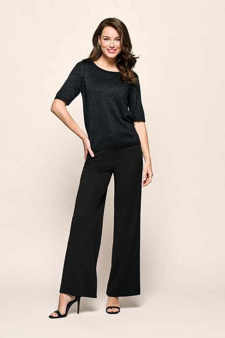 Audrey Lurex Top Zwart - Image 2