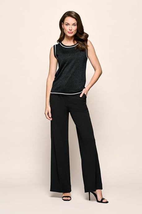 Athena Lurex Top Zwart - Image 1