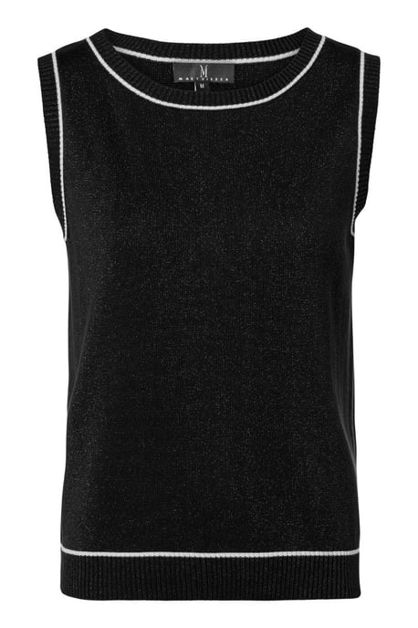 Athena Lurex Top Zwart - Image 3
