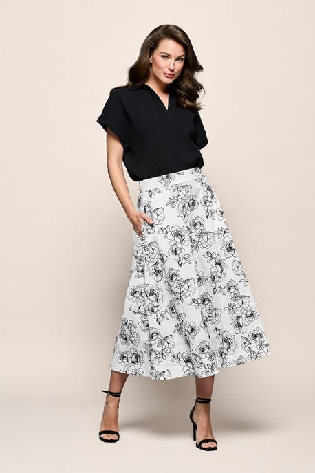 Jody Rok Offwhite / Zwart - Image 1