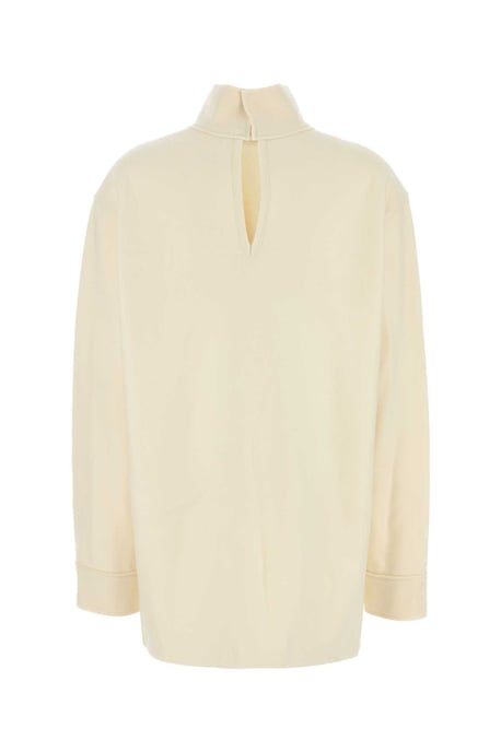 Crème Wolmengsel Blouse - Image 1